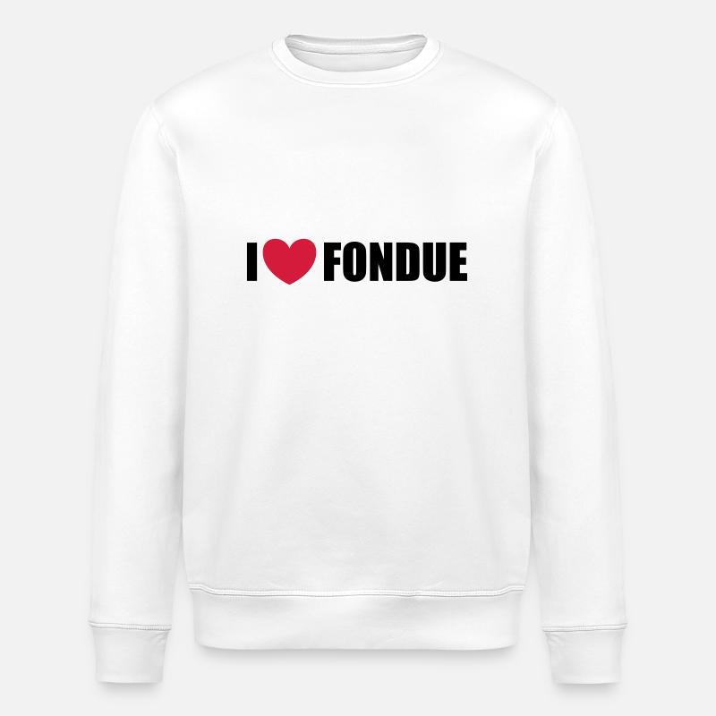 Fondue - Stanley/Stella Unisex Bio-Sweatshirt ROLLER - Weiß