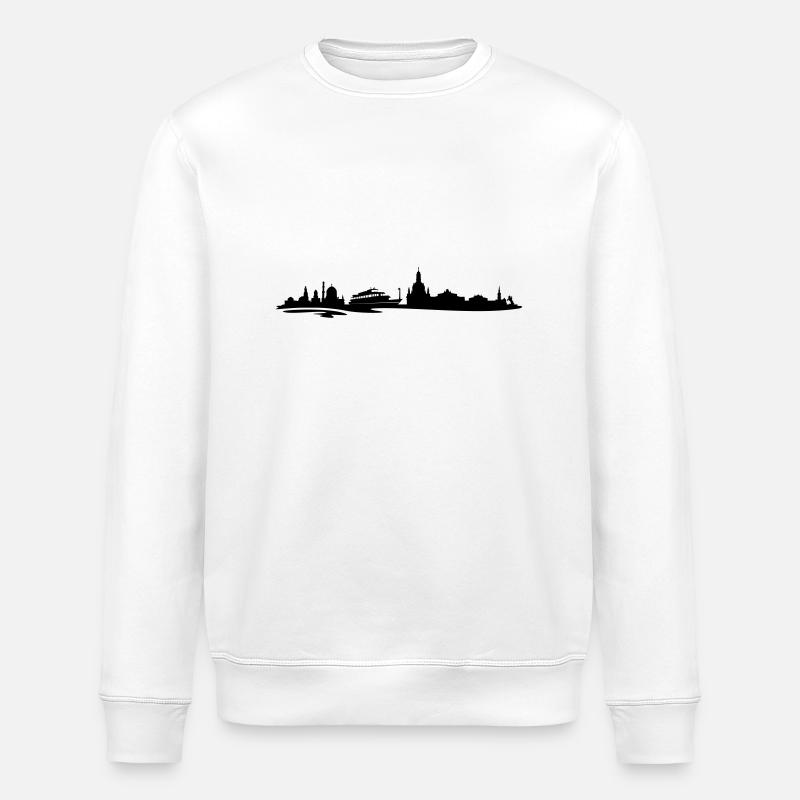 Skyline Dresden - Stanley/Stella Unisex Bio-Sweatshirt ROLLER - Weiß
