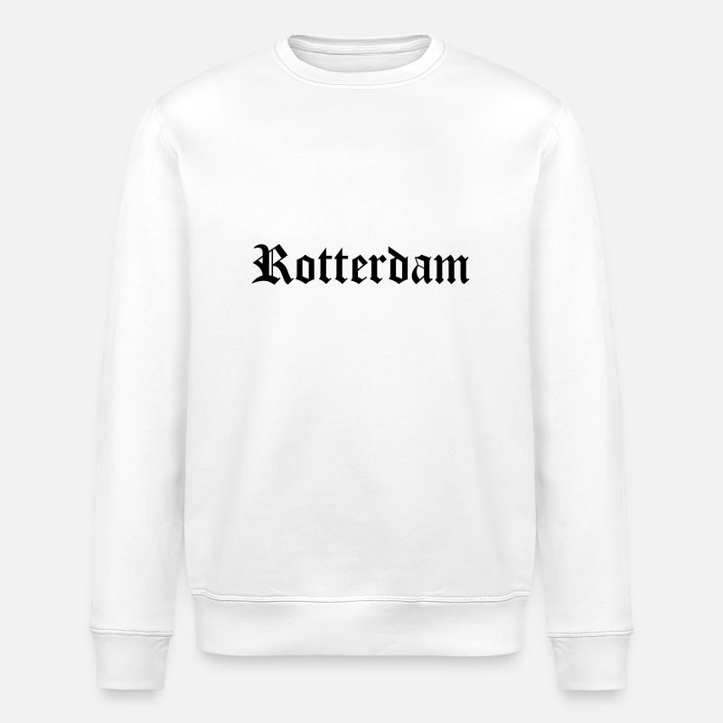 Rotterdam - Stanley/Stella ROLLER Unisex Organic Sweatshirt - white