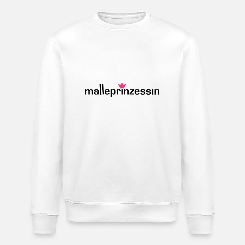 malleprinzessin - Stanley/Stella Unisex Bio-Sweatshirt ROLLER - Weiß