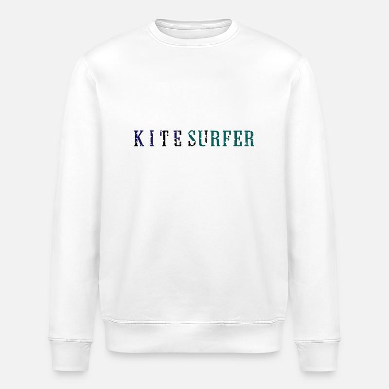 kitesurfer_vec_3 de - Stanley/Stella Unisex Bio-Sweatshirt ROLLER - Weiß