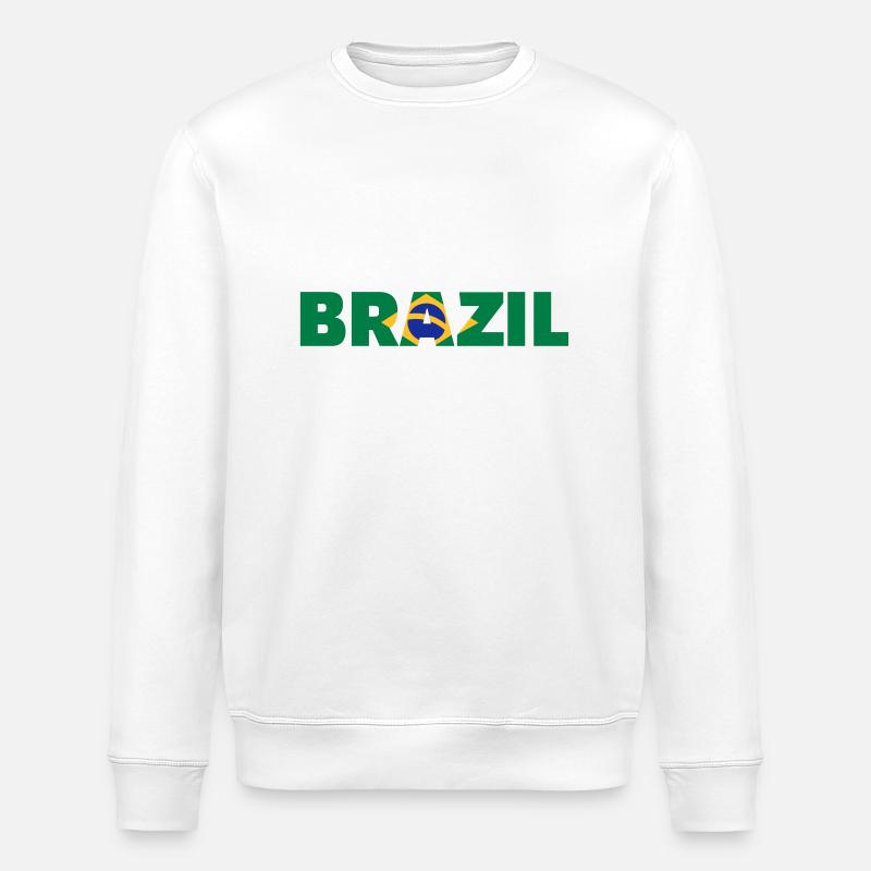 Brasilien - Stanley/Stella Unisex Bio-Sweatshirt ROLLER - Weiß