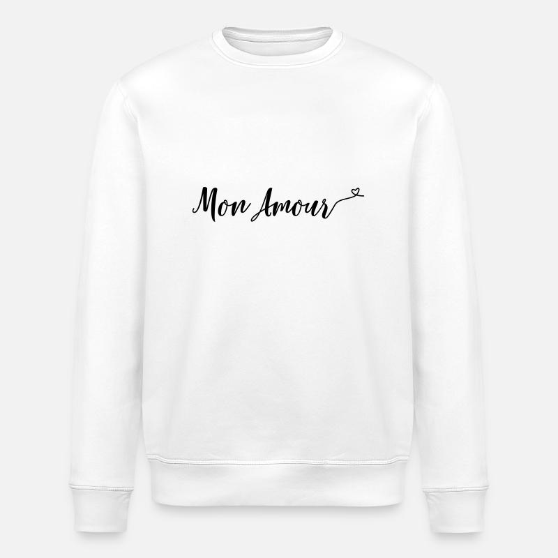 mon amour - Stanley/Stella Unisex Bio-Sweatshirt ROLLER - Weiß