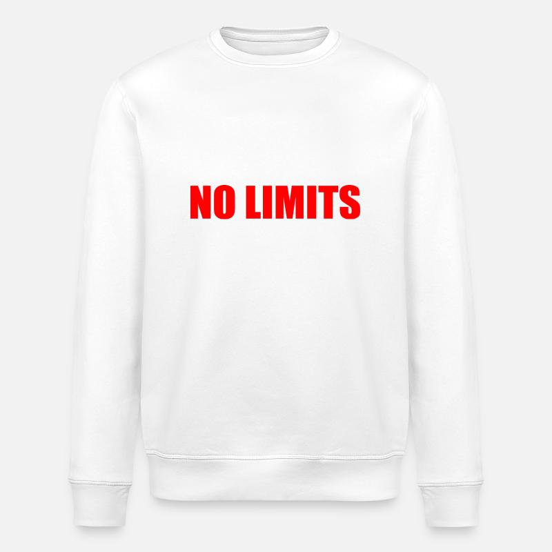 No limits - Stanley/Stella ROLLER Unisex Organic Sweatshirt - white