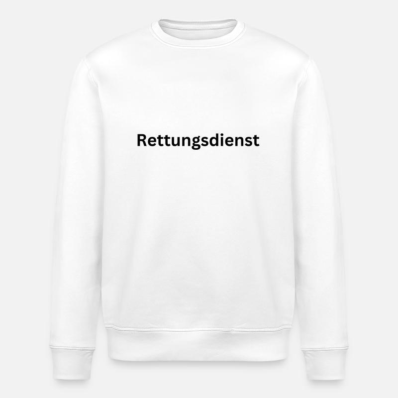Inscription « Rescue Service » - Sweat bio ROLLER Stanley/Stella Unisexe - blanc