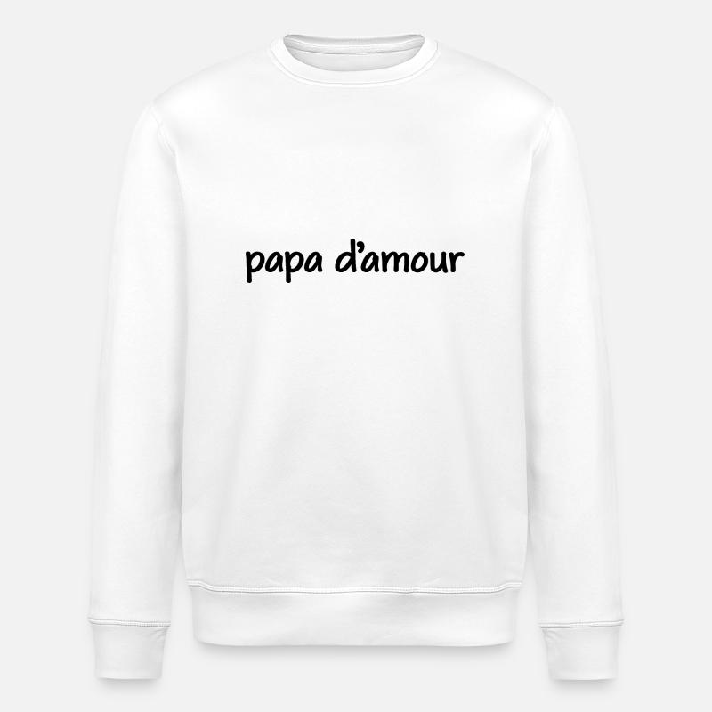 papa anniversaire - Sweat bio ROLLER Stanley/Stella Unisexe - blanc