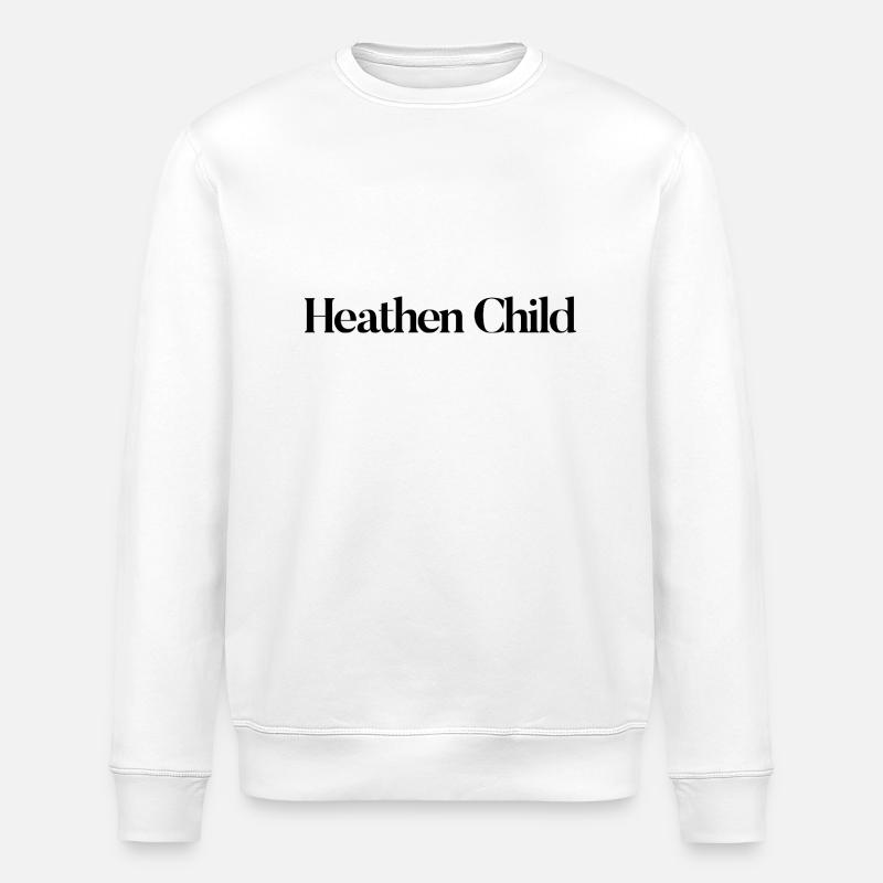 Enfant païen Esthétique Gothique Rebelle - Sweat bio ROLLER Stanley/Stella Unisexe - blanc