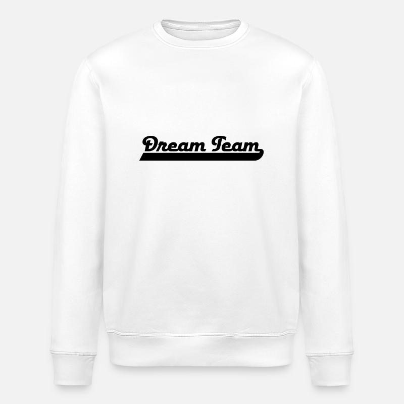 Dream Team - Stanley/Stella ROLLER Unisex Organic Sweatshirt - white
