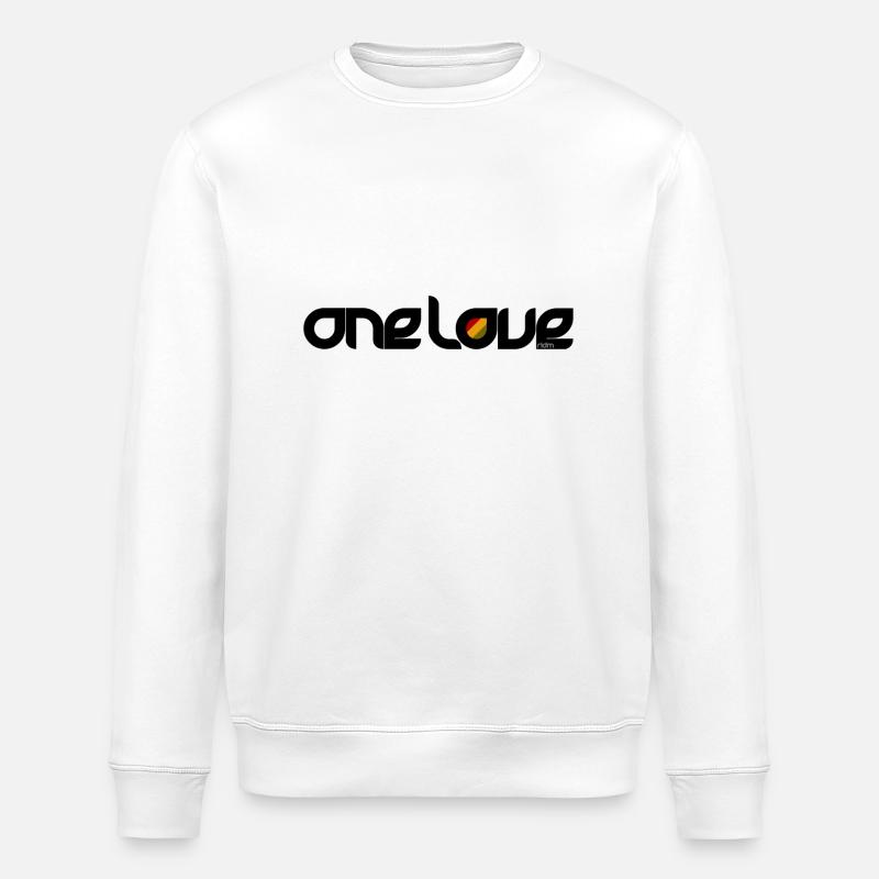 ridm one love - Stanley/Stella Unisex Bio-Sweatshirt ROLLER - Weiß