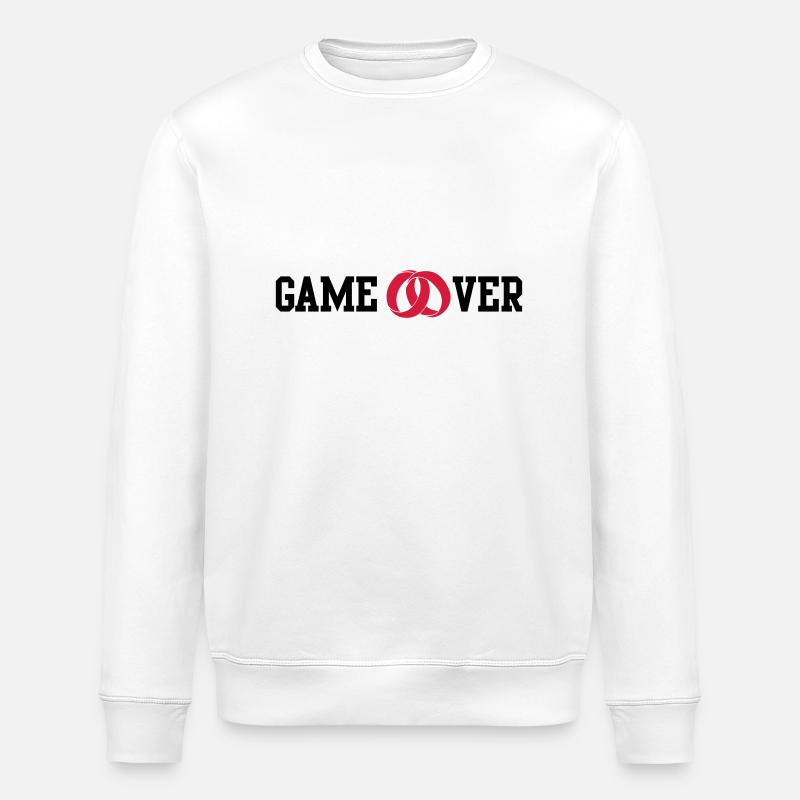 game over - Sweat bio ROLLER Stanley/Stella Unisexe - blanc