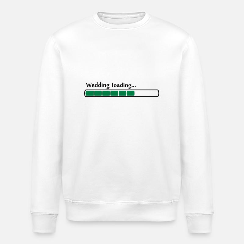 wedding loading 80% - Stanley/Stella Unisex Bio-Sweatshirt ROLLER - Weiß