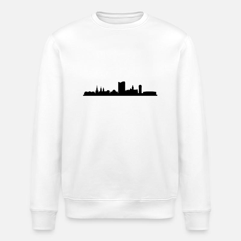 Skyline Chemnitz - Stanley/Stella Unisex Bio-Sweatshirt ROLLER - Weiß