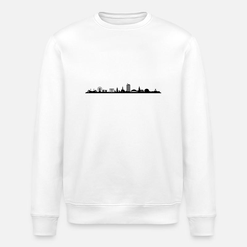 Skyline - Bochum - Stanley/Stella Unisex Bio-Sweatshirt ROLLER - Weiß