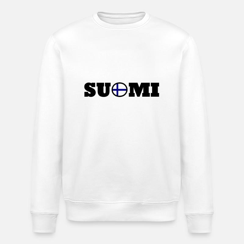 Finnland - Stanley/Stella Unisex Bio-Sweatshirt ROLLER - Weiß