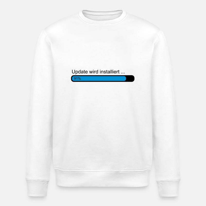 Update wird installiert .. Ladebalken 91% - Stanley/Stella Unisex Bio-Sweatshirt ROLLER - Weiß