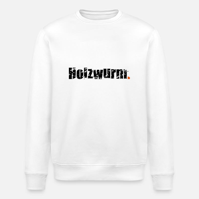 Worm - Stanley/Stella ROLLER Unisex Organic Sweatshirt - white