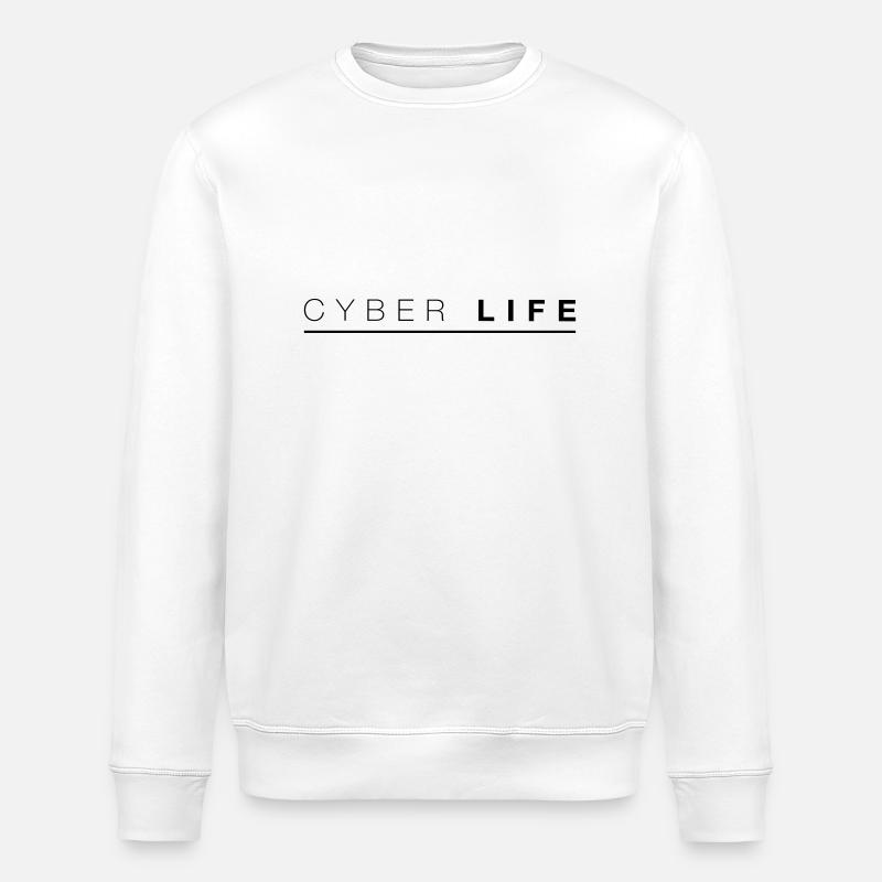 CYBERLIFE_2 - Stanley/Stella Unisex Bio-Sweatshirt ROLLER - Weiß