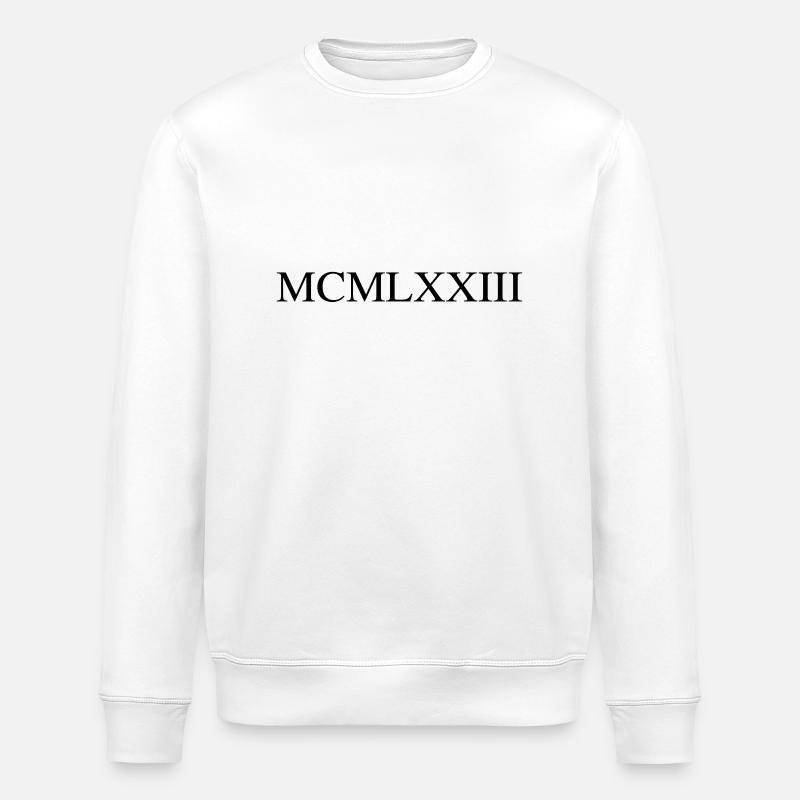 1973 - Stanley/Stella ROLLER Unisex Organic Sweatshirt - white