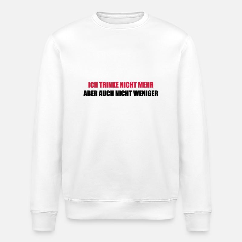 boire - Sweat bio ROLLER Stanley/Stella Unisexe - blanc
