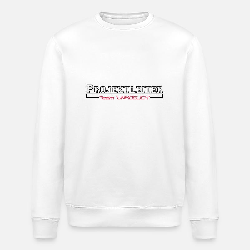 projektleiter - Stanley/Stella Unisex Bio-Sweatshirt ROLLER - Weiß