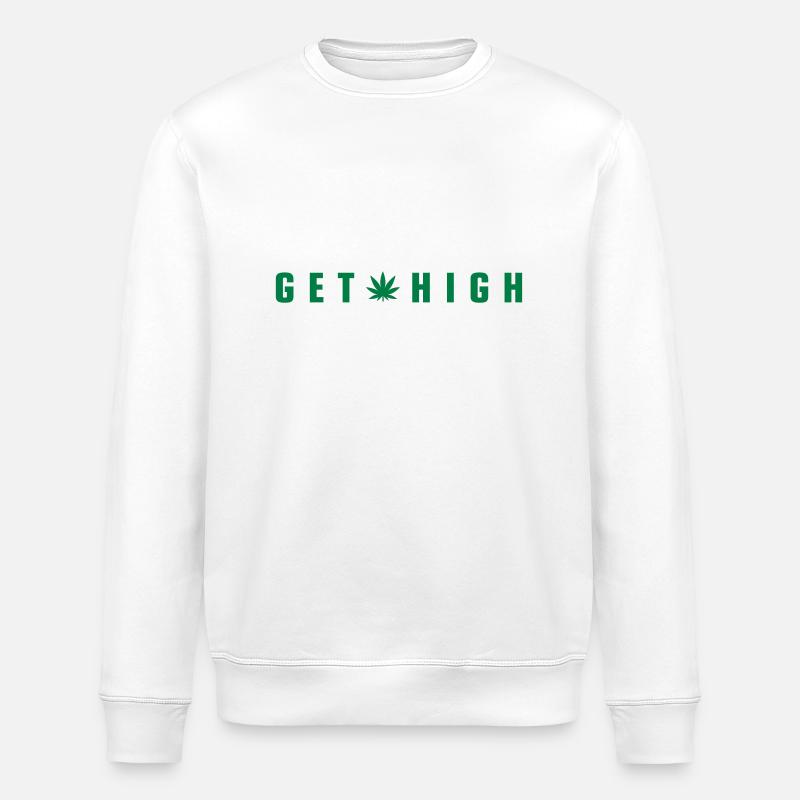 get_high__f1 - Stanley/Stella Unisex Bio-Sweatshirt ROLLER - Weiß