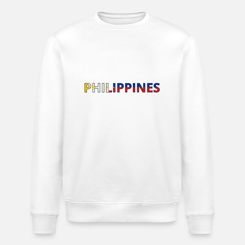 Drapeau Philippines - Sweat bio ROLLER Stanley/Stella Unisexe - blanc