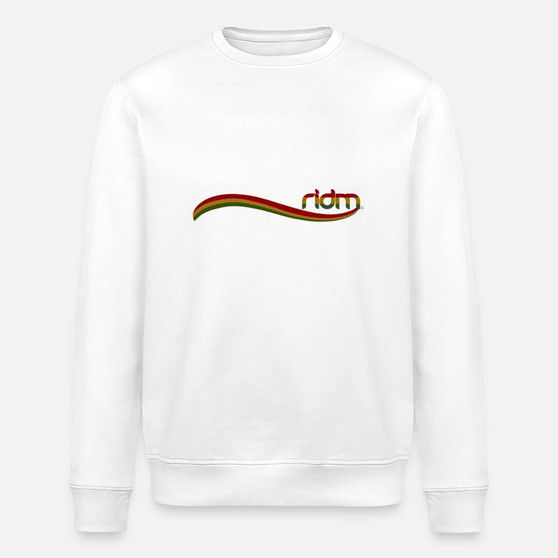 RIDM Flag - Stanley/Stella ROLLER Unisex Organic Sweatshirt - white