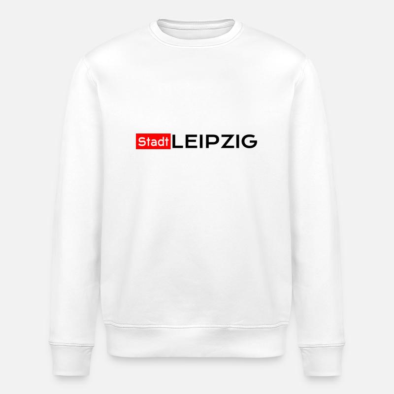 Leipzig - Stanley/Stella Unisex Bio-Sweatshirt ROLLER - Weiß