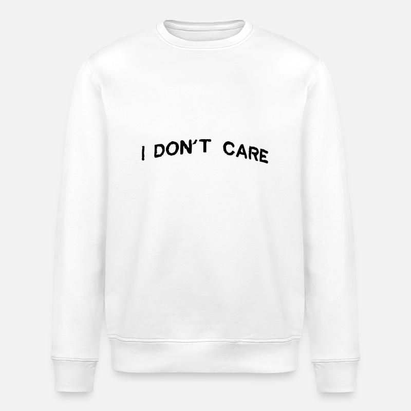 Je m'en fiche. - Sweat bio ROLLER Stanley/Stella Unisexe - blanc
