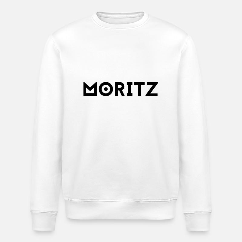 Vorname Moritz - Stanley/Stella Unisex Bio-Sweatshirt ROLLER - Weiß