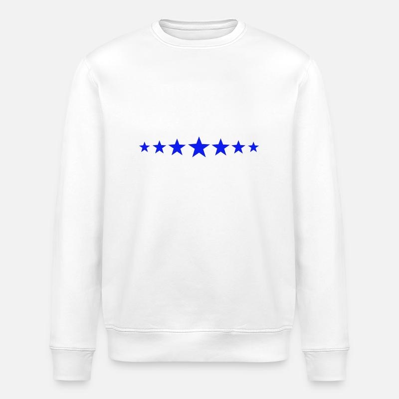 7 stars - Stanley/Stella ROLLER Unisex Organic Sweatshirt - white