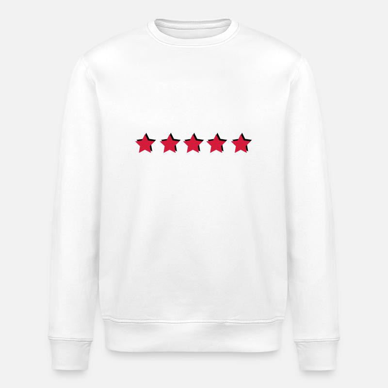 sterne - Stanley/Stella Unisex Bio-Sweatshirt ROLLER - Weiß