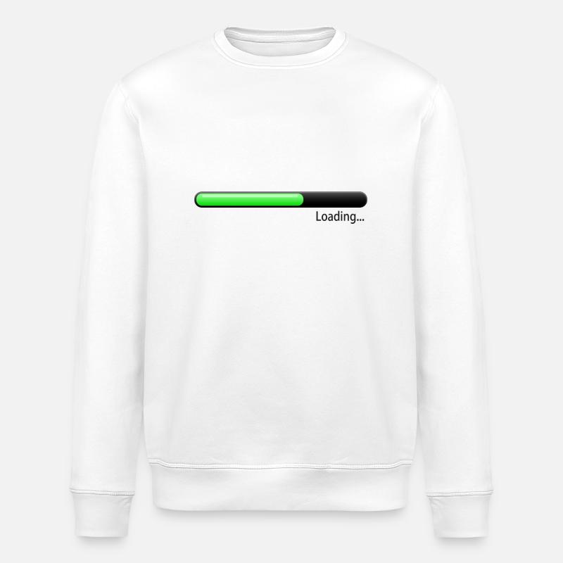 Ladebalken grün - Stanley/Stella Unisex Bio-Sweatshirt ROLLER - Weiß