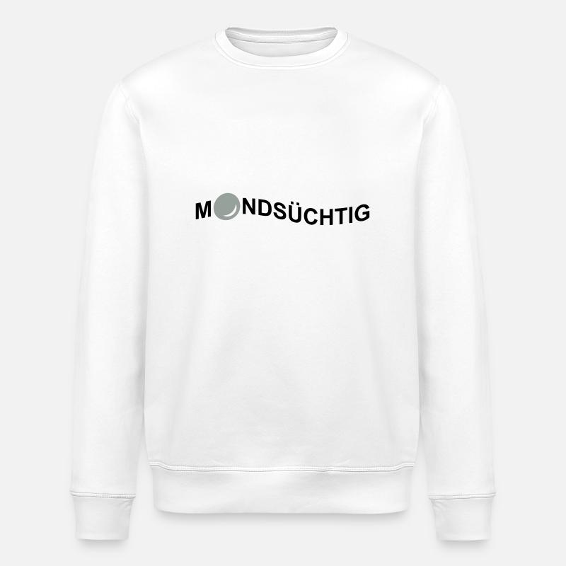 moonstruck - Stanley/Stella ROLLER Unisex Organic Sweatshirt - white
