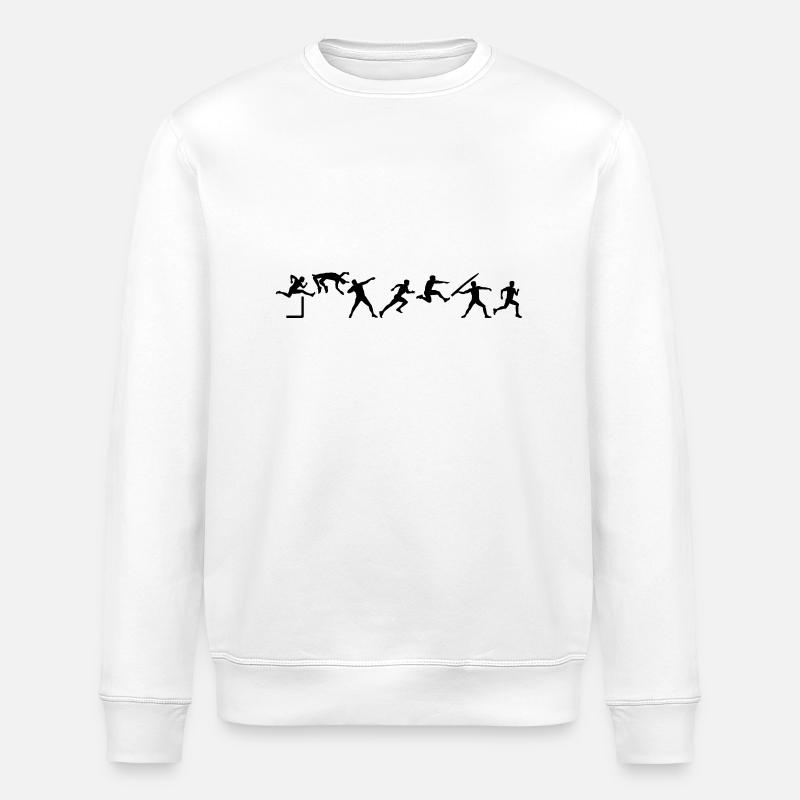 Heptathlon - Stanley/Stella ROLLER Unisex Organic Sweatshirt - white