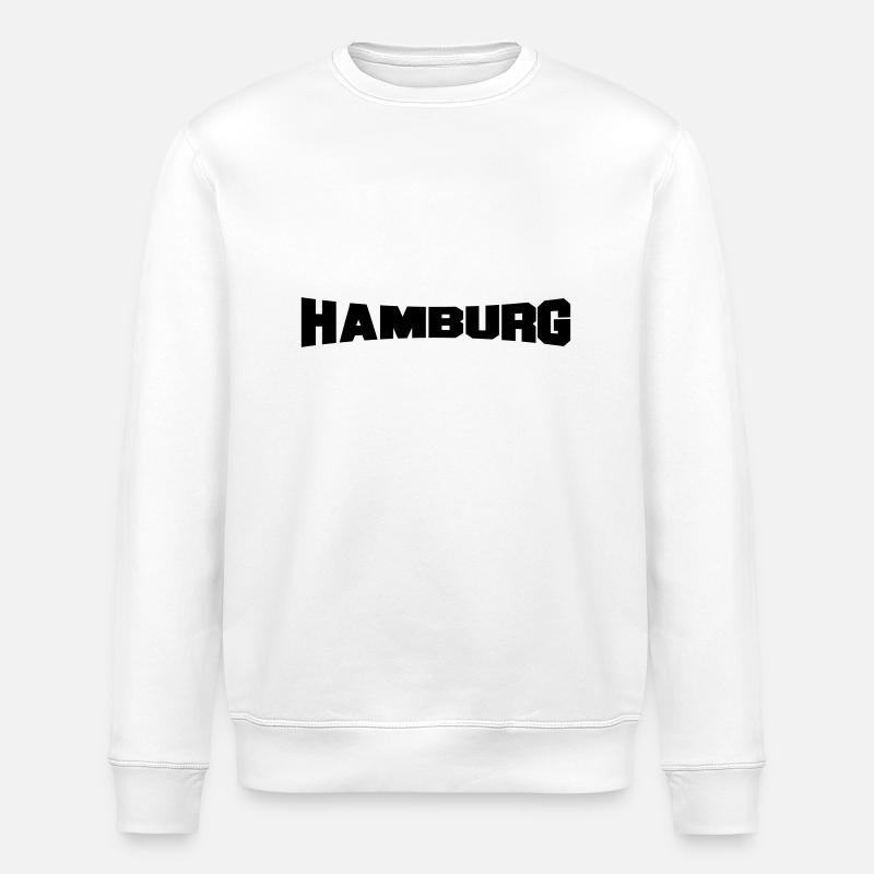 hamburg - Stanley/Stella Unisex Bio-Sweatshirt ROLLER - Weiß