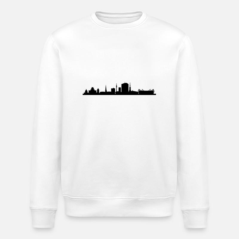 Skyline Dortmund - Stanley/Stella Unisex Bio-Sweatshirt ROLLER - Weiß