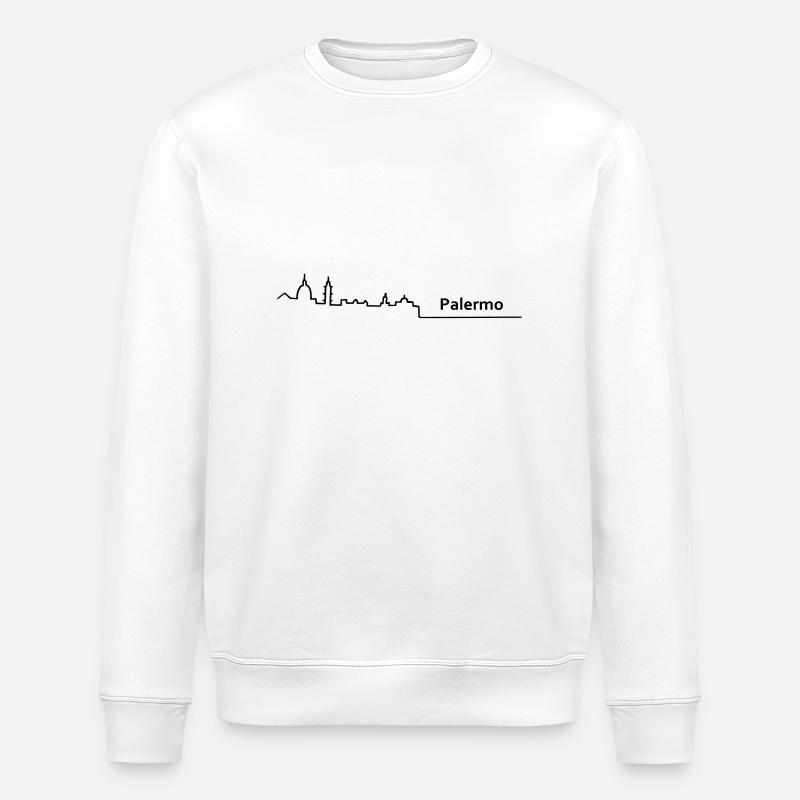 palerme horizon - Sweat bio ROLLER Stanley/Stella Unisexe - blanc
