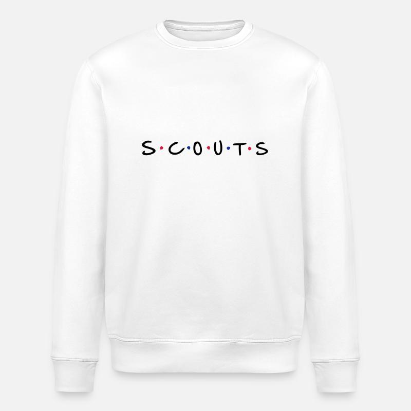 Scouts - Stanley/Stella Unisex Bio-Sweatshirt ROLLER - Weiß
