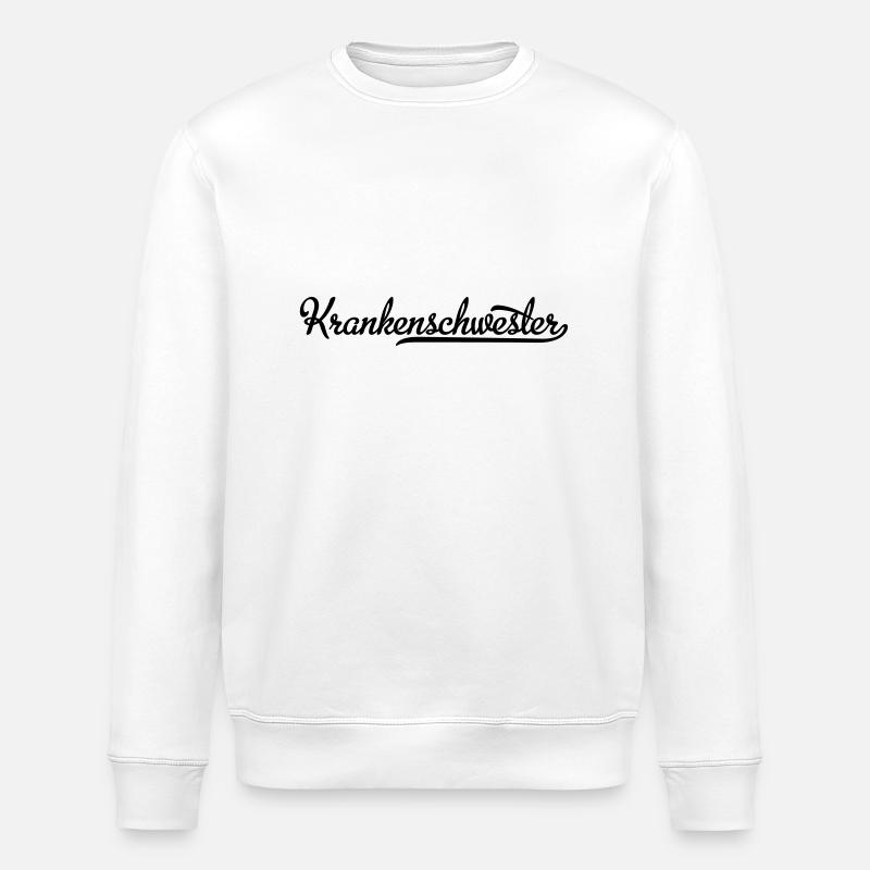 Krankenschwester - Stanley/Stella Unisex Bio-Sweatshirt ROLLER - Weiß