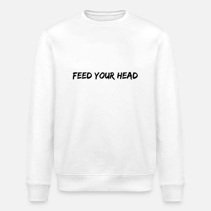 FEED YOUR HEAD - Stanley/Stella Unisex Bio-Sweatshirt ROLLER - Weiß