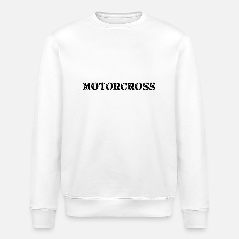 Motorcross - Stanley/Stella Unisex Bio-Sweatshirt ROLLER - Weiß