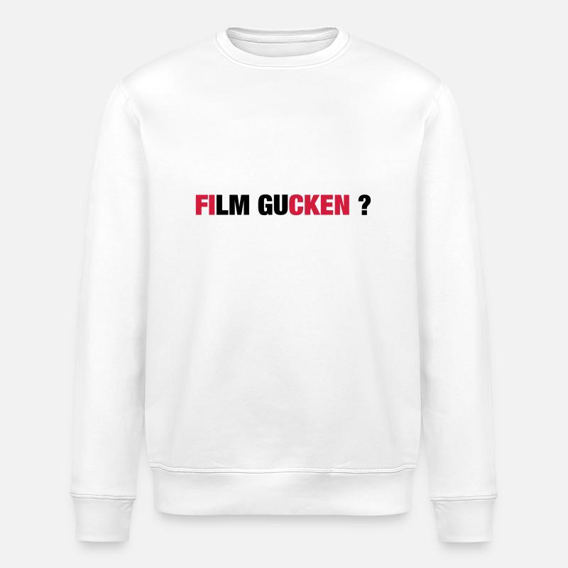 FILM GUCKEN - Stanley/Stella Unisex Bio-Sweatshirt ROLLER - Weiß