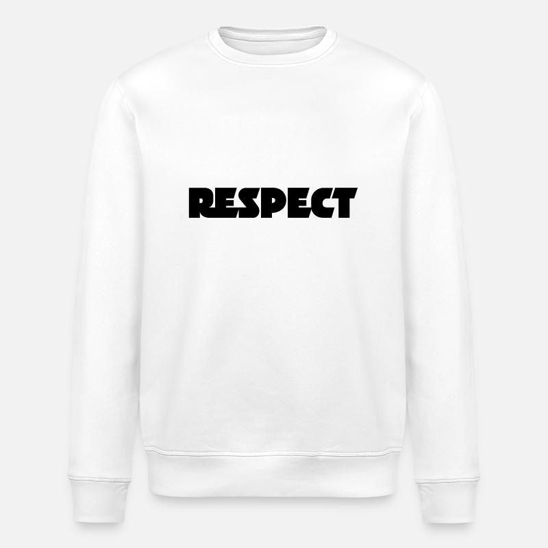 respect - Sweat bio ROLLER Stanley/Stella Unisexe - blanc