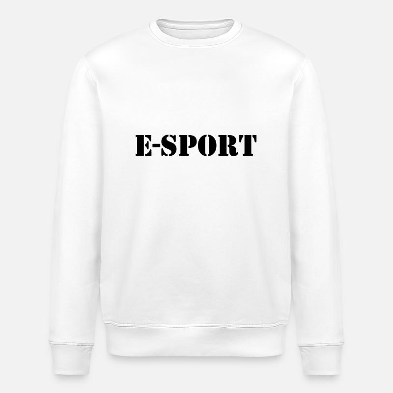 E-Sport - Stanley/Stella ROLLER Unisex Organic Sweatshirt - white