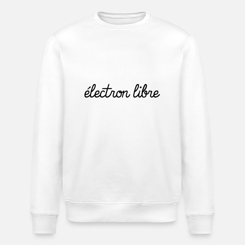 Electron Libre - Sweat bio ROLLER Stanley/Stella Unisexe - blanc