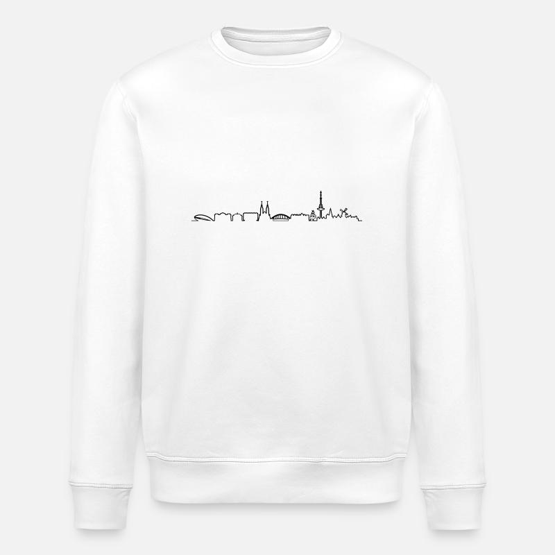 Skyline Bremen Linie - Stanley/Stella Unisex Bio-Sweatshirt ROLLER - Weiß