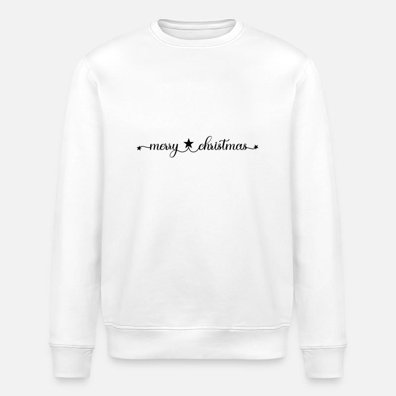 Joyeux Noël - Sweat bio ROLLER Stanley/Stella Unisexe - blanc