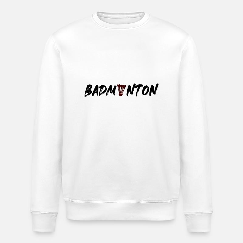 symbole de badminton - Sweat bio ROLLER Stanley/Stella Unisexe - blanc