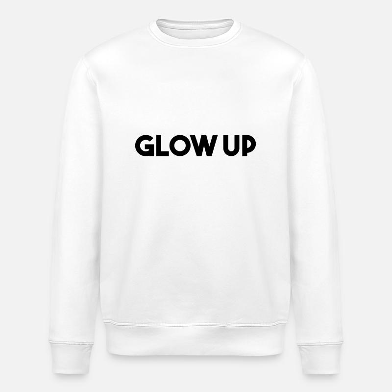 GLÜHEN - Stanley/Stella Unisex Bio-Sweatshirt ROLLER - Weiß